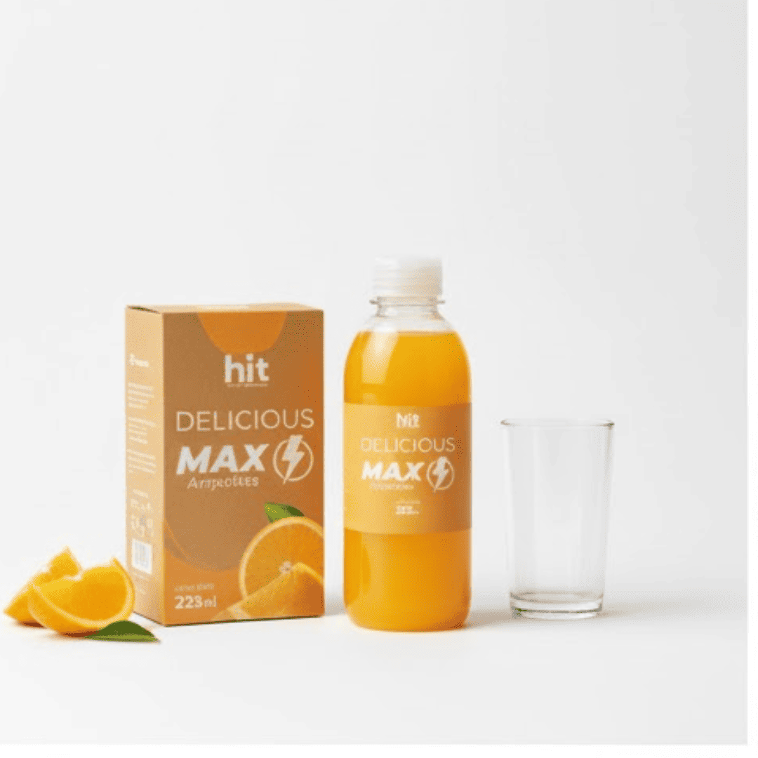 Delicious Max HIT | Bebida Líquida Saborizada | 30 ml por Unidad | Paquete con 30 Piezas | Uso Diario | Presentación Práctica