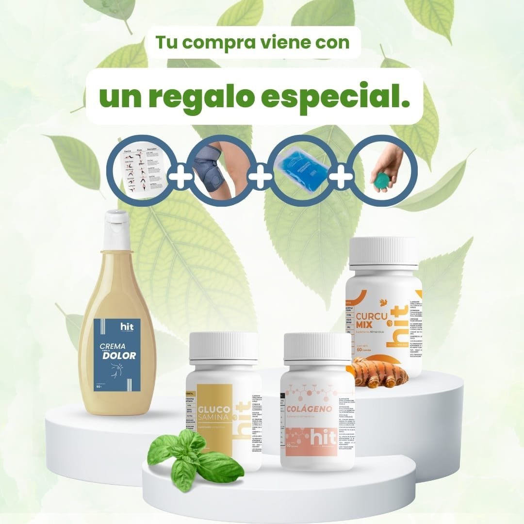 Kit Articulaciones | Glucosamina + Colágeno + Curcumix + Crema para Dolor | Apoyo Articular, Cartílagos y Movilidad | Complementos Naturales para Bienestar