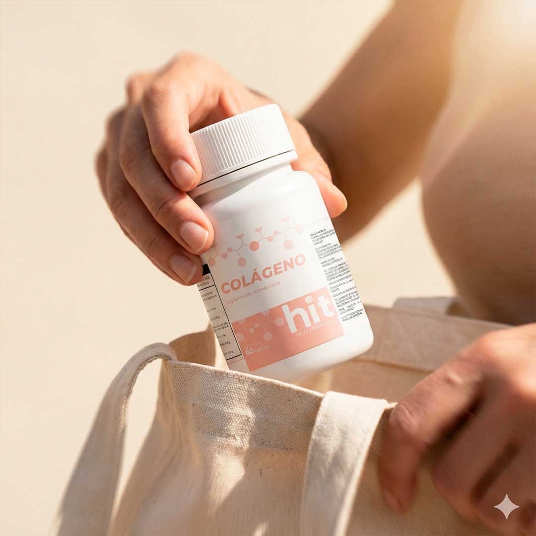HIT Colágeno – Complemento Alimenticio con Colágeno para Piel, Articulaciones y Bienestar | 60 Cápsulas por Caja | Pack de 5 Piezas