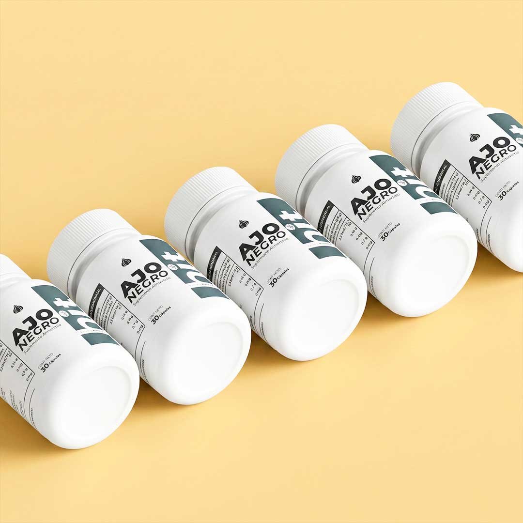 HIT Ajo Negro – Complemento Alimenticio a Base de Ajo Negro | Apoyo al Bienestar General y Antioxidante | 30 Cápsulas por Caja | Pack de 5 Piezas