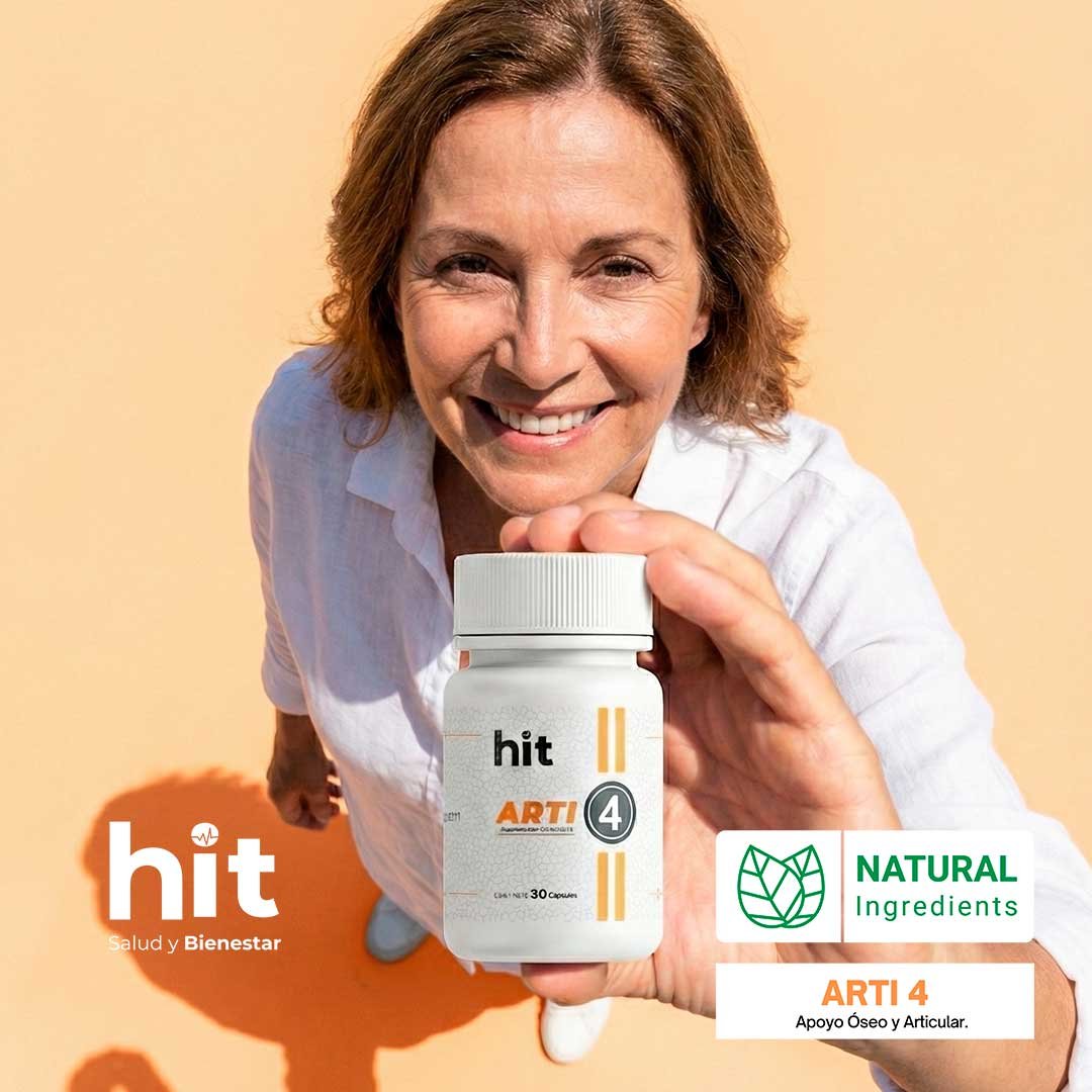 Arti 4 HIT | Complemento Alimenticio en Cápsulas | 30 Cápsulas | Uso Diario | Presentación Práctica
