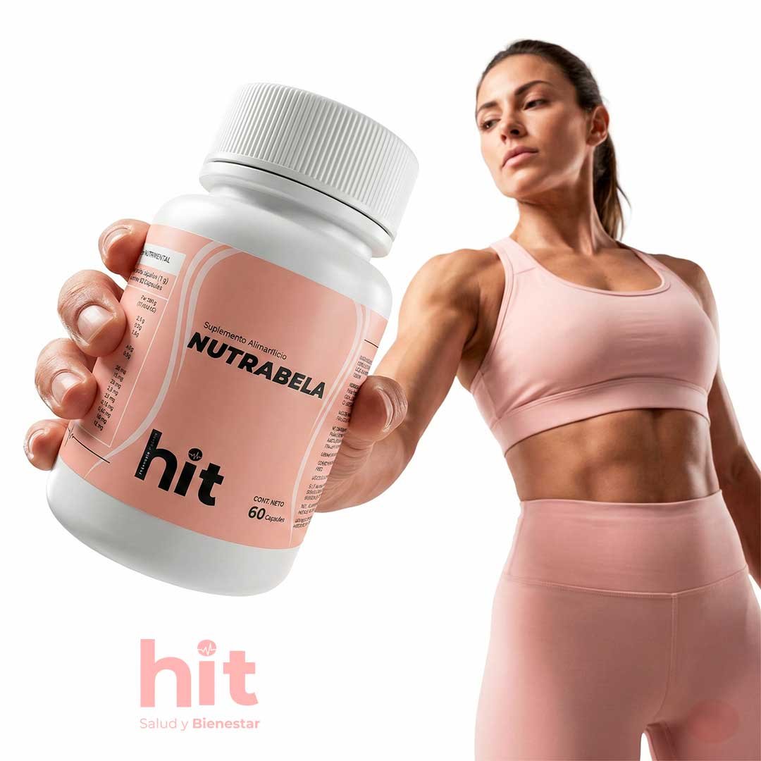 HIT Nutrabela – Complemento Alimenticio para Cuidado Femenino y Bienestar Integral | 60 Cápsulas por Caja | Pack de 5 Piezas