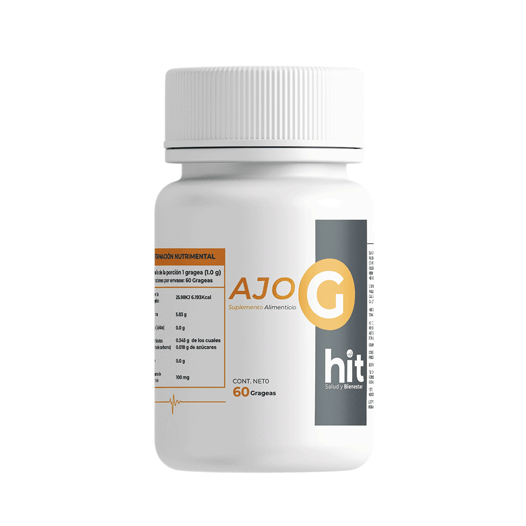 HIT® Ajo G en Cápsulas 60 grageas | Complemento Alimenticio a Base de Ajo | Fórmula de Origen Natural con Perejil | Uso Adulto