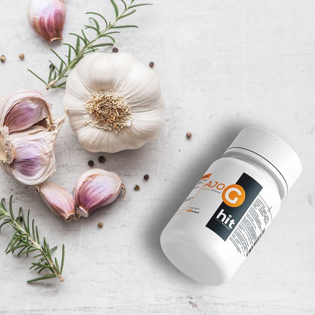 HIT® Ajo G en Cápsulas 60 grageas | Complemento Alimenticio a Base de Ajo | Fórmula de Origen Natural con Perejil | Uso Adulto