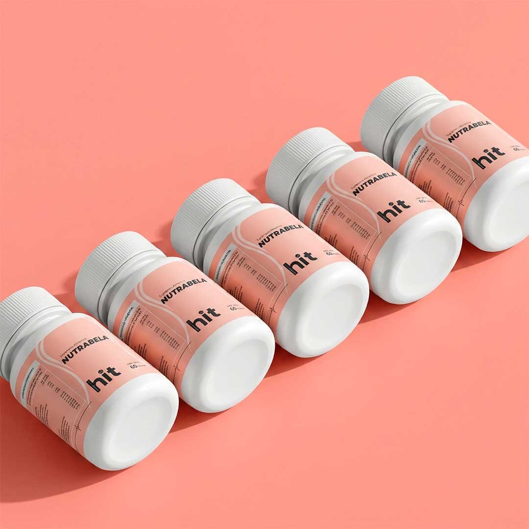 HIT Nutrabela – Complemento Alimenticio para Cuidado Femenino y Bienestar Integral | 60 Cápsulas por Caja | Pack de 5 Piezas