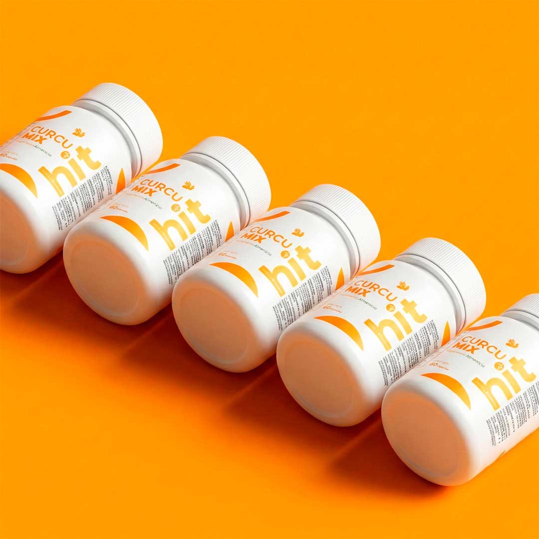 Curcumix® Cúrcuma en Cápsulas 60 pzs | Complemento Alimenticio Natural | Fórmula para el Bienestar Diario | Uso Adulto 5 pzas