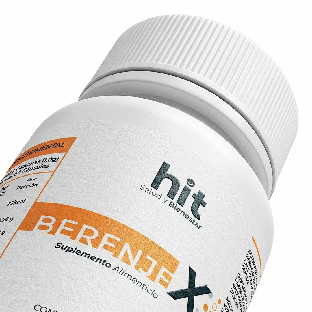 HIT Berenjex – Complemento Alimenticio de Berenjena | Apoyo al Control de Peso y Metabolismo | 60 Cápsulas por Caja | Pack de 5 Piezas