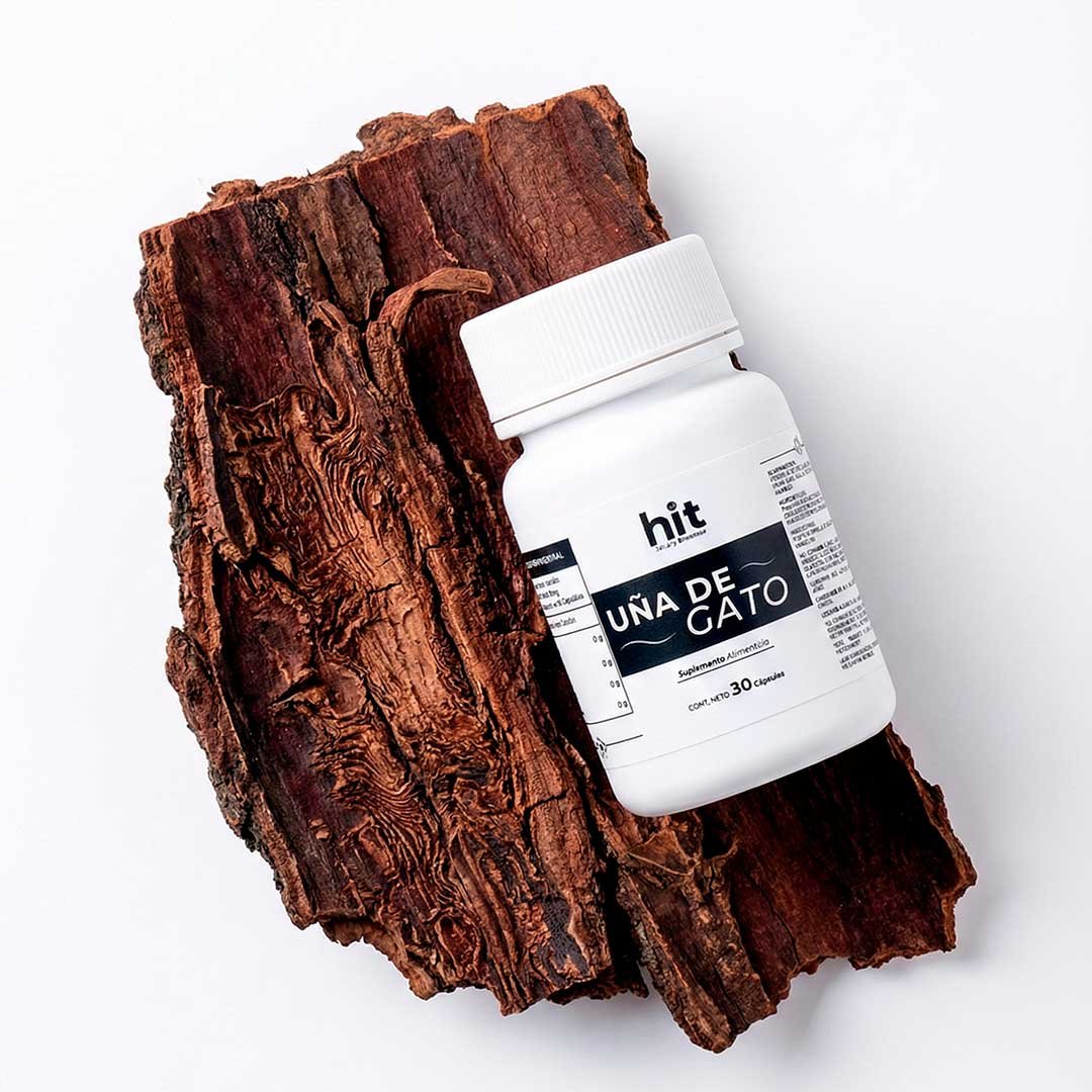 HIT® Uña de Gato en Cápsulas 30 pzs | Complemento Alimenticio de Uña de Gato Peruana (Uncaria tomentosa) | Fórmula de Origen Natural | Uso Adulto