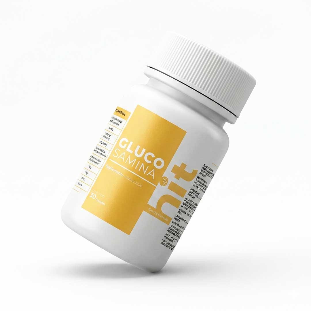 HIT® Glucosamina Plus® en Cápsulas 30 pzs | Complemento Alimenticio con Glucosamina, Vitamina A y Árnica | Fórmula de Origen Natural | Uso Adulto